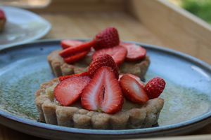 Tartelettes fraises at L'Insouciance in Wavre
