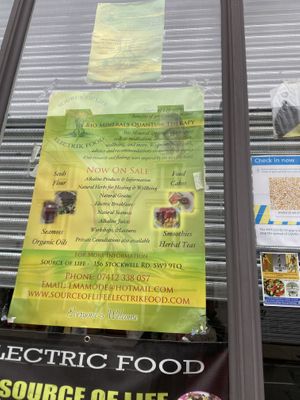 outside  at Source of Life in South East London