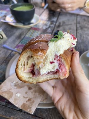 Croissant inside   at Norwida 2 concept in Gdansk