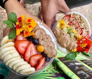 Vegan nut butters, nutella, granola, whip cream and much more! All homemade with much love!  at Vida Bowls in Huacas