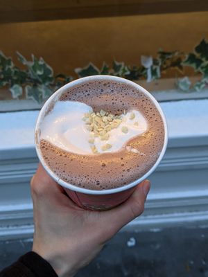 Hot chocolate at NUTTEA - Soho in London