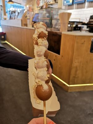 Bubble Waffle on a Stick at NUTTEA - Soho in London