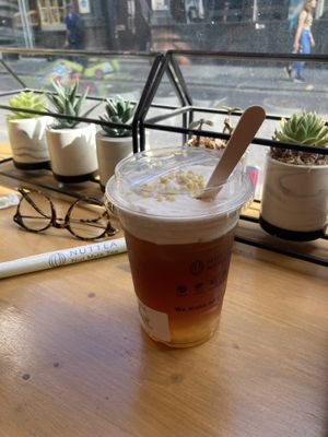 QQ Peach Oolong with Nut Cream  at NUTTEA - Soho in London