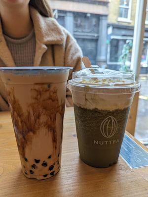 Boba Nuttea Mylk Tea & Matcha at NUTTEA - Soho in London