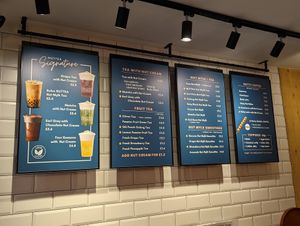 Menu at NUTTEA - Soho in London