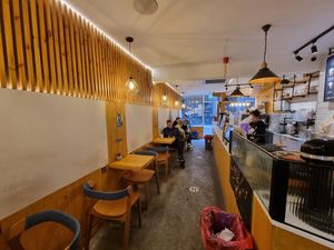 Interior, small place at NUTTEA - Soho in London