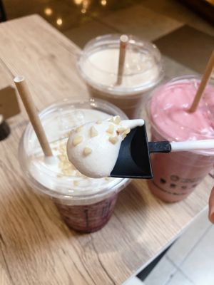 The best part of the drink
The Nut Cream !!! at NUTTEA - Soho in London