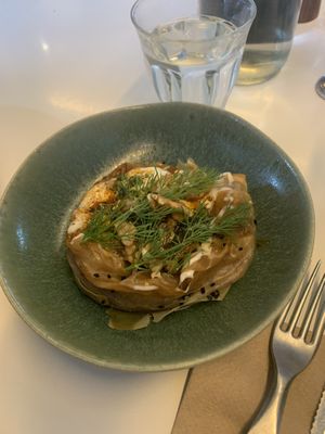 Hot nana börek  at FACTORY GIRL Restaurant in Berlin