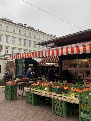   at Naschmarkt in Vienna