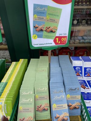 Chocolate deals  at Naschmarkt in Vienna