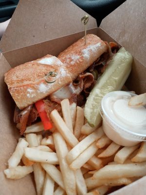 Philly & Fries at The Green Owl Cafe in Madison