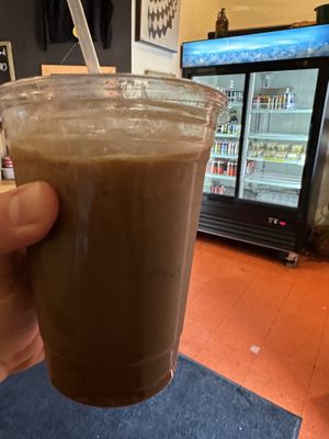 Gingerbread cold brew  at The Green Owl Cafe in Madison