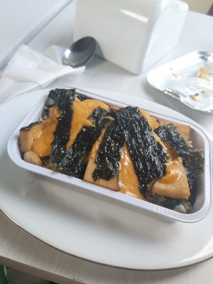 Tofu with nori at LN Fortunate Coffee in 