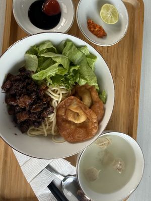 Dumpling soup   at LN Fortunate Coffee in 