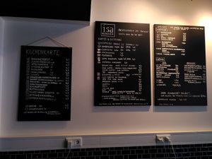 Menü at Isa Café und Eis in Flensburg