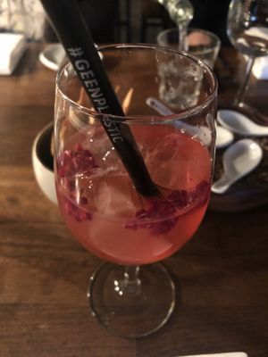 Aperitif: vodka, raspberry and green apple at Kale & de Bril in Goes