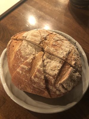 Bread that accompanied the first course at Kale & de Bril in Goes