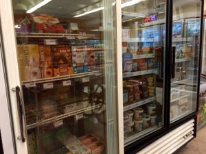 Frozen desserts.  at Nature's Market in Melbourne