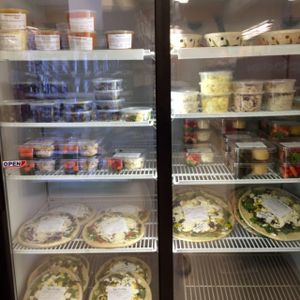 Prepared food from the cafe.  at Nature's Market in Melbourne