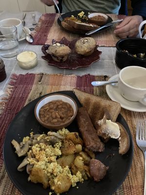 Full English Breakfast   at Black Sheep Inn in Hammondsport