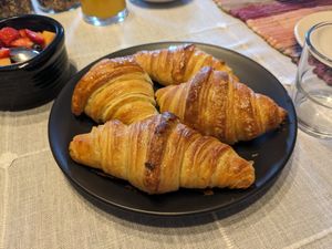 Croissants!! at Black Sheep Inn in Hammondsport