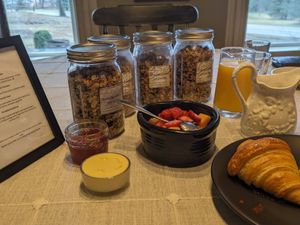 Granola options, made in house at Black Sheep Inn in Hammondsport