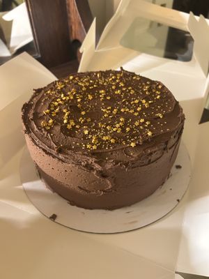 The best vegan cake I’ve ever had. Added on to our room reservation, it fed us for every night of our stay and then some!   at Black Sheep Inn in Hammondsport