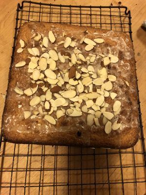 Almond cake  at Black Sheep Inn in Hammondsport