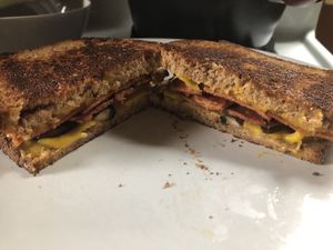 Brunch toastie at Black Sheep Inn in Hammondsport