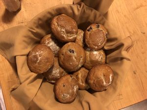 Blackberry muffins  at Black Sheep Inn in Hammondsport