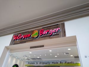 Sign  #Veganuary at VeGreen Burger in Kennesaw