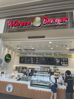   at VeGreen Burger in Kennesaw