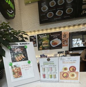   at VeGreen Burger in Kennesaw