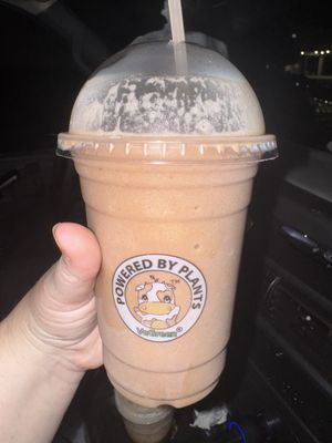 Chocolate banana smoothie   at VeGreen Burger in Kennesaw