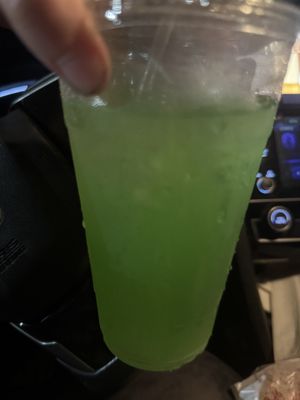 Green apple   at VeGreen Burger in Kennesaw