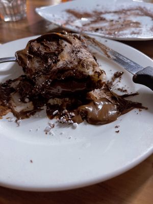 Vegan not-ella calzones. Incredible.   at Il Forno Pizzeria in Palm Cove