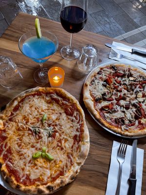 Vegan pizza!   at Il Forno Pizzeria in Palm Cove