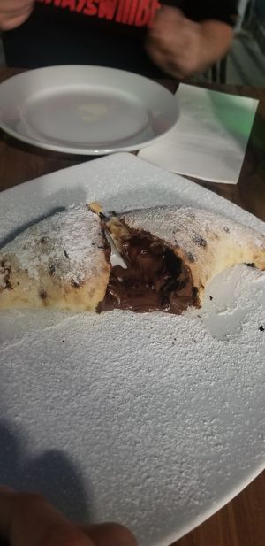 Vegan Nutella calzone at Il Forno Pizzeria in Palm Cove