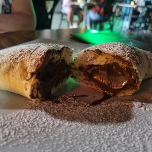 "Nutella" calzone at Il Forno Pizzeria in Palm Cove