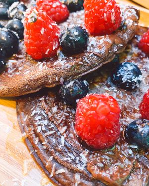 Chocolat pancake at O Jardim da Jujé in Lisbon
