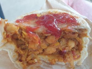 Moroccan Cannellini pie at Bells Bakery in Torquay