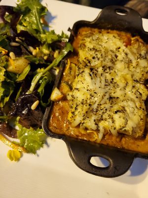 Lasagna at Cocha in Baton Rouge