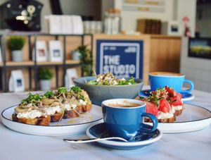 Baguette Bruschetta at The Studio Beans in Carnegie