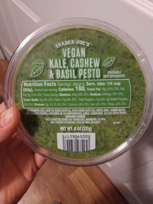 Vegan pesto. at Trader Joe's in Little Rock