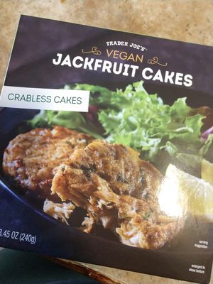 Vegan crabless cakes. at Trader Joe's in Little Rock