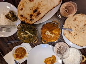 Vegetarian dinner at Royal Indian in Bar Harbor