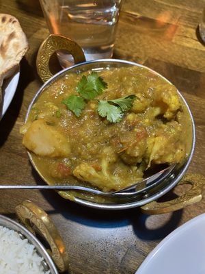 Aloo gobi   at Royal Indian in Bar Harbor