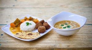 Curry & Soup. at Feel Free in Capurgana