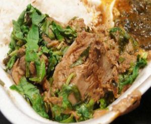 jackfruit curry at Samosa House East in Culver City