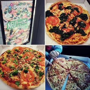 Domino's vegane Pizzen at Domino's Pizza - Stresemannstr in Hamburg